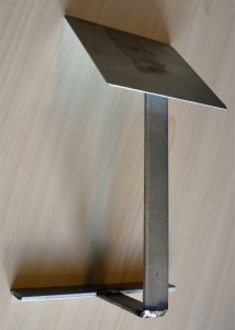 Metal stake for fixing