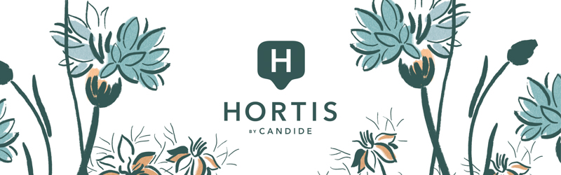 Logo of Hortis, the next generation plant collection platform. 