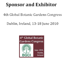 Sponsor and Exhibitor of 4th BGCI Congress